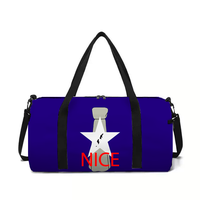 Sac de sport personnalisé style Saipan Splash, grande capacité, sac de voyage pour week-end, rangement pour le campus, entraînement sportif