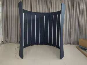 LED 조명과 유행 부스 인클로저 사진 부스 배경 파티 이벤트를위한 새로운 스타일 360 도 비디오 카메라 - Product Image 5