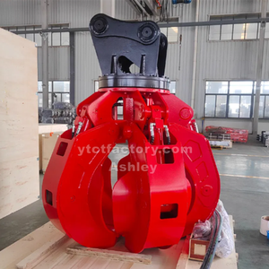 YTCT Yantai Chengtai Pinza a 5 griffe per scarti metallici e polipropilene, tipo 'Orange Peel Grapple', per escavatore - Product Image 3