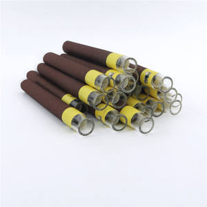 Gomme organique naturelle non blanchie truie brûlant le cône incliné en verre de papier de tabagisme - Product Image 1