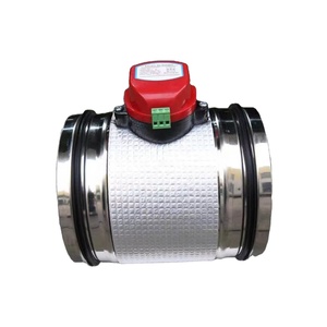Sistem Ventilasi Udara Pendingin 24V HVAC <span class=keywords><strong>Motorized</strong></span> Volume Control Round Zone <span class=keywords><strong>Damper</strong></span> Motor Duct Electric Valve dengan Aktuator - Product Image 2