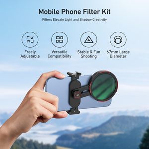 <span class=keywords><strong>Filter</strong></span> TELESIN untuk Ponsel & Kamera Bingkai Paduan Aluminium Kaca Transmisi Tinggi <span class=keywords><strong>Filter</strong></span> ND32 Smartphone 67mm - Product Image 4