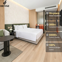Ensembles de meubles de chambre d'hôtel 5 étoiles modernes en bois écologique, personnalisables, ensemble complet, support OEM/ODM