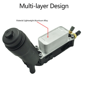 Oil Cooler Filter Housing 5184294AE For Dodge Chrysler 3.6L <b>Engines</b> Metal Replacement Part - Product Image 3