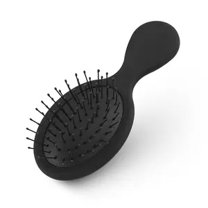 Atacado cosméticos embalagem crianças mini escova de cabelo de massagem de nylon