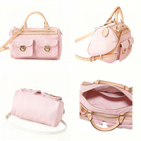 Sac fourre-tout tendance avec logo imprimé vintage, grande capacité, luxe haut de gamme, toile imperméable, léger et pliable