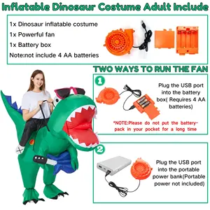 Costume Inflatable Halloween Dinosaur Inflatable Suit Holiday Party Giant Dinosaur Inflatable Adult Costume