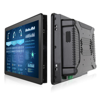 Nouveau cadre en alliage d'aluminium de taille personnalisée haute résolution moniteur à écran tactile plat avant capacitif HD-MI Interface série DVI