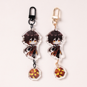 Thân Thiện Với Môi Tùy Chỉnh Hai Mặt Acrylic <span class=keywords><strong>Keychain</strong></span> Với Ảnh Kỹ Thuật Số Và UV In Ấn Anime Thiết Kế Quà Tặng Lưu Niệm - Product Image 2