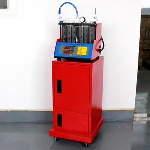 6 Cylinders Ultrasonic Injector Systems Fuel Injector Cleaner And Tester Machine