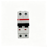 Disjoncteur miniature ABB S200 4P C 63A S204-C63 6KA pour protection de distribution électrique en armoire