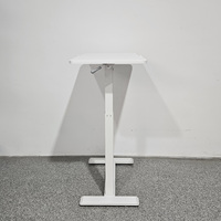 Table d'appoint inclinable pneumatique à hauteur réglable pour ordinateur, avec roulettes, design moderne, qualité commerciale, pour chambre et salle à manger