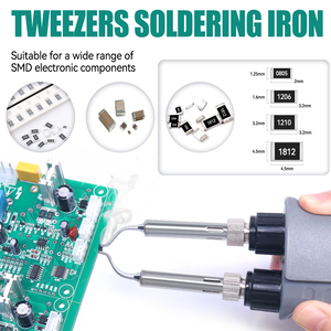 YIHUA 938D Portable Tweezers Soldering 110V 220V Soldering Iron Station Chip Desoldering <b>Kit</b> Set SMD <b>Welding</b> Equipment W248 - Product Image 6