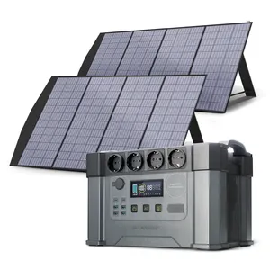 工厂价格500w/1500w/2000w便携式太阳能电站户外应急电源储能系统