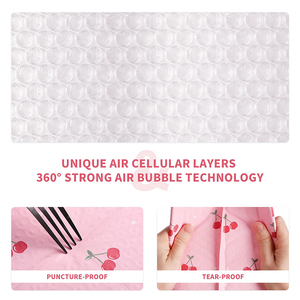 OEM Stock Thân Thiện Vớ<span class=keywords><strong>i</strong></span> Mô<span class=keywords><strong>i</strong></span> Trường Customized Hồng Mailer Mạnh Dính Tú<span class=keywords><strong>i</strong></span> Khí Đóng Gó<span class=keywords><strong>i</strong></span> Gử<span class=keywords><strong>i</strong></span> Thư Tear Proof Bong Bóng Độn Phong Bì - Product Image 4