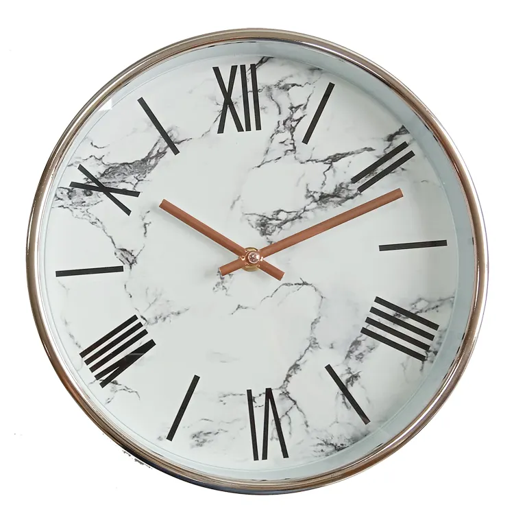 Wall Clock Wall 12 INCH Plastic Modern Wall Clock Home Decoration