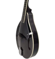 Instrument folklorique Mandala Sunset Black Mandoline à huit cordes Instrument occidental Mandala Guitare