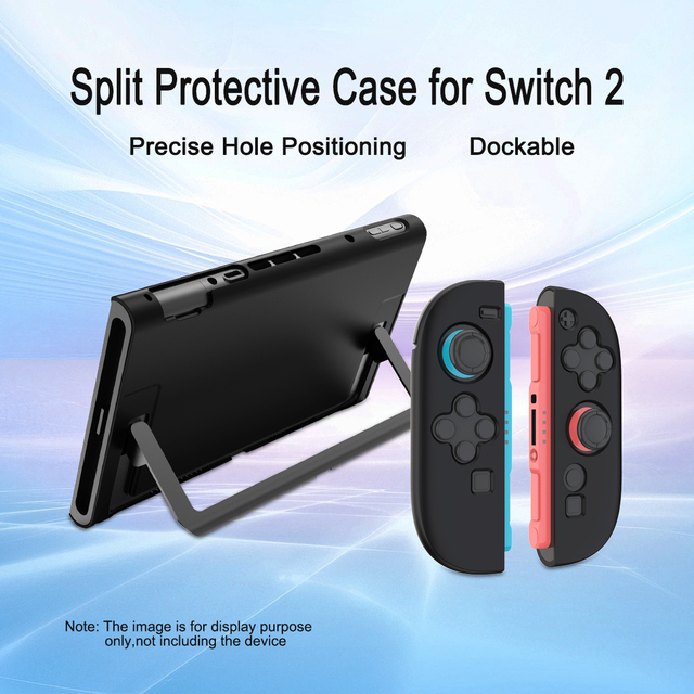 For Nintendo Switch 2 Split Protective Case, Precise Hole Position Dockable Detachable Protective Shell Cover for Switch 2