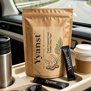 Café Herbal Plant Powered Care Sustain Daily Vigor, Bebida Energética Instantánea Diaria para Hombres, OEM, Etiqueta Privada, Sachet Personalizado - Product Image 3