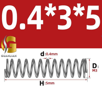 Ressort de compression personnalisé Guanlian, ressort métallique de haute précision, diamètre du fil, ressorts de batterie, ressort de tension