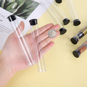 Tubes en plastique transparent de marque LC à bas prix avec bouchons à clapet, impression offset, diamètre 16 mm, volume 10 ml, pour l'artisanat et l'utilisation de rouge à lèvres - Product Image 2