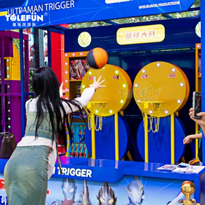 Tolefun Fun Times Indoor/Beach Side Carnival Games Wooden Bank-A-Ball Baloncesto Metal Ring Toss Midway Games State Fair - Product Image 2