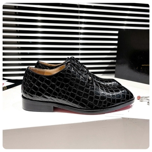 Zapatos Christian Louboutin con Suela Roja |   Zapatos de Vestir de Otoño para Hombre, Estilo Ejecutivo, Punta Cerrada, EVA, Sin Cordones |   Gore-Tex Impermeable de Lujo - Product Image 5