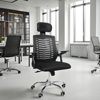 Chaise de bureau ergonomique en maille Ekintop, avec support lombaire, pour personnel, cadre, direction, fabricant