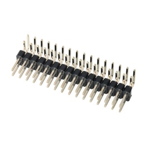 Conector de pines macho de alta calidad, paso de 1.0 mm, 1.27 mm, 2.0 mm, 2.54 mm, tipo DIP/SMT, de una sola fila, recto - Product Image 1