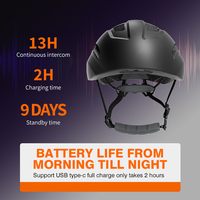 Casque de moto intelligent Maxto M3 abordable avec Bluetooth 5.0, lentille magnétique et écouteurs intégrés