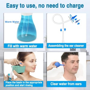 <span class=keywords><strong>Appareil</strong></span> portable pour le retrait du cérumen avec étanchéité IPX7 et matériau ABS - Kit de <span class=keywords><strong>nettoyage</strong></span> auriculaire par irrigation pour soins à domicile - Product Image 3