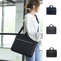Sac de transport pour ordinateur portable Oxford léger unisexe avec logo personnalisé vente en gros de haute qualité durable et étanche porte-documents style sac à main