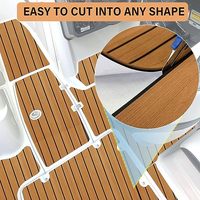 Benutzer definierte Boots böden EVA Foam Decking Sheet Faux Teak Marine Mat Marine Teppich Kühler Tops Sitzplätze für Motorboot RV Yacht Kayak
