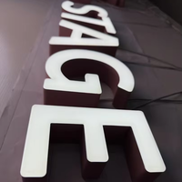 Enseigne commerciale en acrylique LED DakeSign, design personnalisé gratuit, OEM ODM, étanche IP65, éclairage publicitaire décoratif, Bluetooth/WiFi