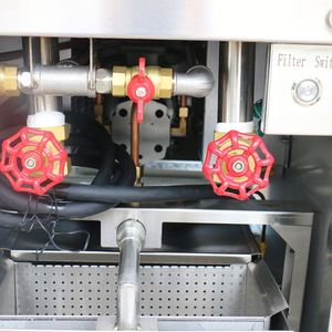 Freidora Eléctrica Comercial con Tanque Único de Acero Inoxidable y Sistema de Filtrado de Aceite, Capacidad de Aceite de 35-40L, Potencia de 18.55kW - Product Image 5