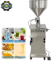 Machine cosmétique semi-automatique haute précision pour pâtes, liquides, sauces, crèmes, lotions, essences, ketchup, miel et chocolat