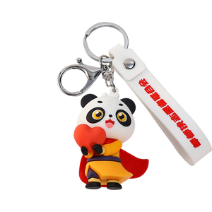 <span class=keywords><strong>Portachiavi</strong></span> 3D in PVC Personalizzato con Logo e Colori Personalizzabili, Regalo Promozionale con Personaggi dei Cartoni Animati come Jelly Cat, Coniglio, Mario - Product Image 1