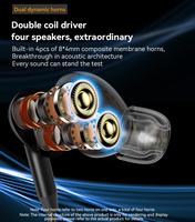 Écouteurs Bluetooth YSP15 Yesido BT5.3 avec interface de charge Type-C, longue autonomie, tour de cou, double dynamique