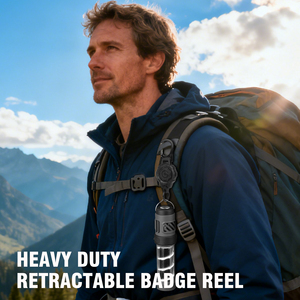Porte-badge rétractable Handy Booms Fishing GF04, porte-carte d'identité tactique, porte-badge robuste pour la sécurité au bureau - Product Image 2