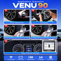 THINKCAR Version Globale Star Card VENU 90 Instrument de diagnostic TPMS pour l'activation et la programmation des capteurs de pression des pneus