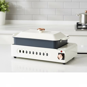 2026 Trending Carbon Steel Electric Grill Pan 1500W <b>PTFE</b> Non Stick Coating Smokeless Grill Pan Temperature Control Detachable - Product Image 1