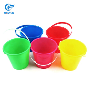 Individuelles Logo Kinder-Sandkasten Sommer-Strandspielzeug Wasser-Sand Kleiner Plastik-Eimer für den Strand Großpackung - Product Image 2