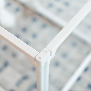 Parc de jeu pour chien en plastique transparent, clôture modulaire pliable moderne pour chiot, <span class=keywords><strong>chat</strong></span>, lapin, enclos sécurisé pour intérieur - Product Image 6