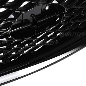 Pour Infiniti Q50 Q50S 2018-2021 Tous Modèles Calandre Avant Pare-chocs Capot Maille Noir Brillant Kit Auto - Product Image 5