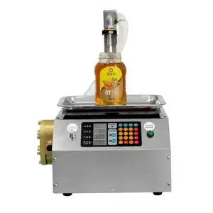 Gewichtung vollautomatische anti-tropffüllende Speiseöl-Flüssigkeitskleber Sesambutter-Honig-Quantitative-Abfüllmaschine