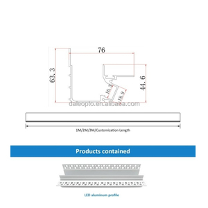 Nhôm hồ sơ cho <span class=keywords><strong>LED</strong></span> ánh sáng 15mm thạch cao đùn trần nhôm vách thạch cao góc đường sắt nhôm ánh sáng <span class=keywords><strong>LED</strong></span> hồ sơ - Product Image 4