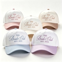 Gorra Trucker Vintage de 5 Paneles Personalizada con Bordado, Gorras para Despedida de Soltera de los 90, Gorras para Damas de Honor, Gorras para el Club de la Novia para Mujeres