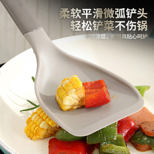 <b>Silicone</b> Spatula Non Stick Pan Spatula Household Cooking Utensil High Temperature Resistant Food Grade Kitchen <b>Tool</b> - Product Image 3