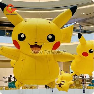 Pikachu Gigante Inflable Personaje de <span class=keywords><strong>Película</strong></span> de Dibujos Animados Popular Modelo Inflable de Pikachu para Publicidad - Product Image 3
