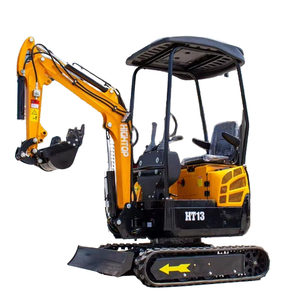 Mini pelle sur chenilles HT13 de qualité fiable pour moteur 1.3Ton 2022 modèle bas prix - Product Image 1